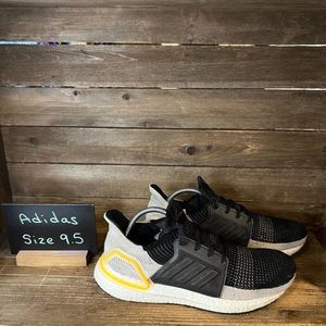 Mens Adidas UltraBoost‎ 19 Trace Cargo Black Running Shoes Sneakers Size 9.5 D